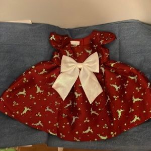 BONNIE BABY REINDEER DRESS 12 MONTH